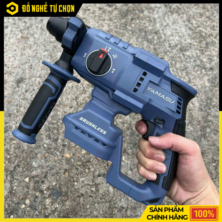 [THÂN] Máy Khoan Bê Tông Pin 3 Chức Năng Yamasu YMS-MBT26P 2.8J Mạnh Mẽ | Hàng Chính Hãng, Có VAT