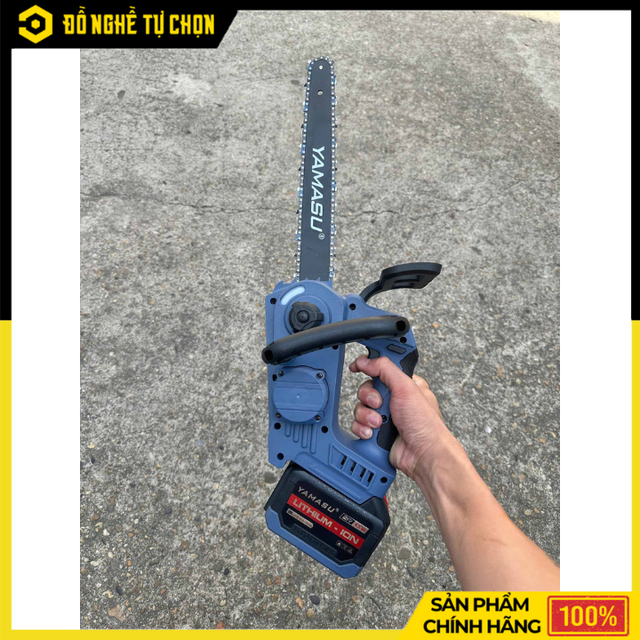 Máy Cưa Xích Pin 12 Inch Yamasu YMS-MCX12PG2 – Cắt Gỗ Mạnh Mẽ, An Toàn, Tiện Dụng | Hàng Chính Hãng, Có VAT