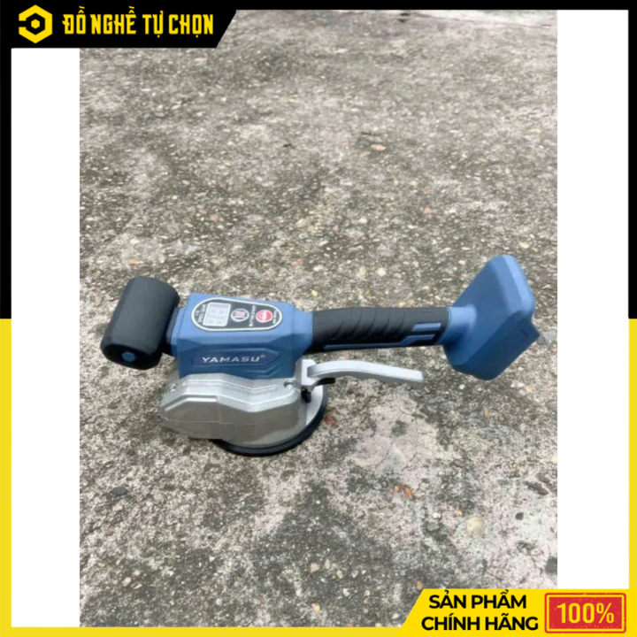 [THÂN]Máy Rung Gạch Pin 21V Yamasu YMS-MRG123 Mặt Hít 123mm | Hàng Chính Hãng, Có VAT