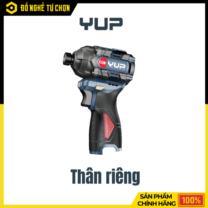 Máy Vặn Vít Pin YUP YP16-W150B – Lực Siết 150Nm, 3 Cấp Chỉnh Lực, Nhỏ Gọn Mạnh Mẽ | Hàng Chính Hãng, Có VAT