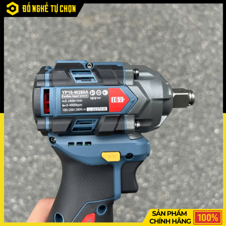 Máy Mở Ốc Pin 16V 280Nm YUPAI YP16-W280A | Hàng Chính Hãng, Có VAT