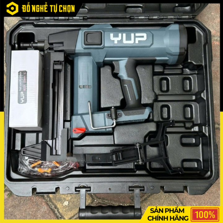 Máy Bắn Đinh Bê Tông Dùng Pin YUP YP20-SN38A Không Chổi Than Thi Công Linh Hoạt – Hàng Chính Hãng, Có VAT