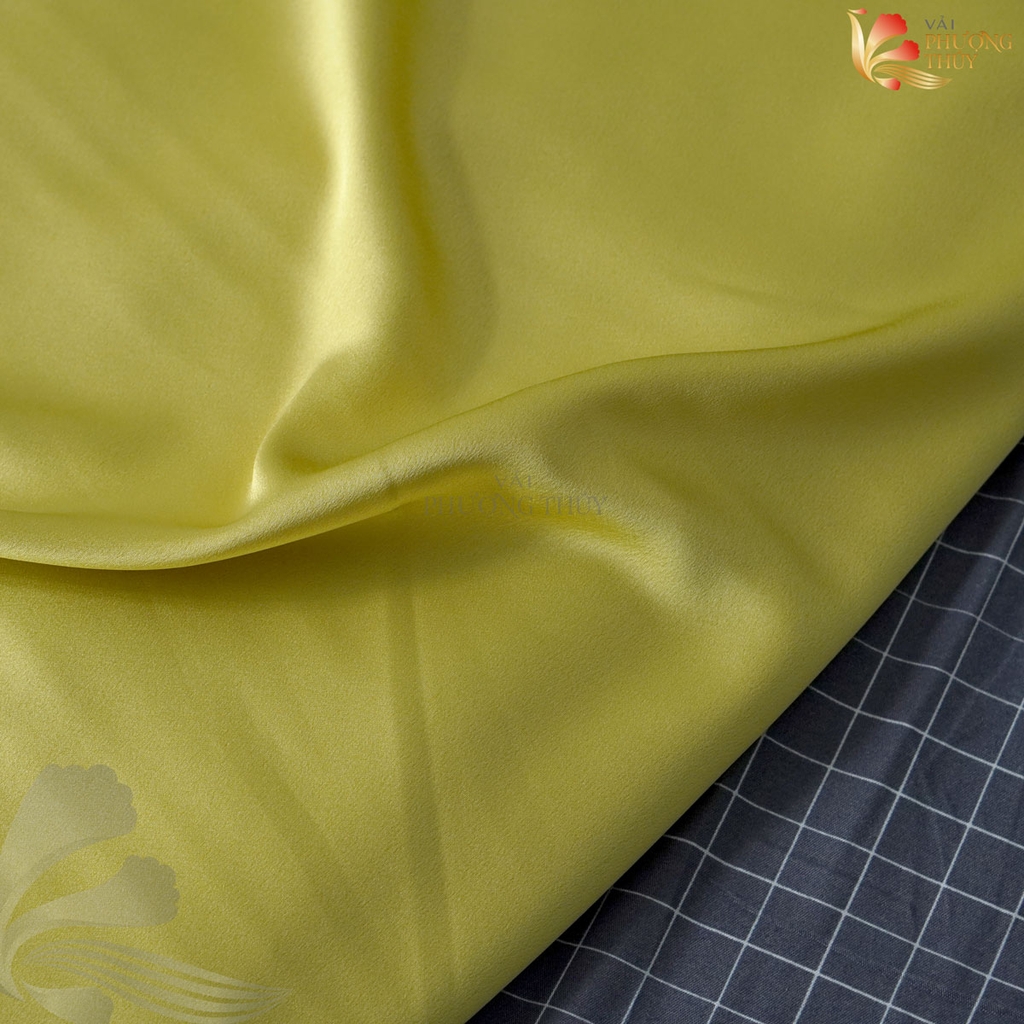Vải lụa Satin trơn Phượng Thúy khổ 1m50