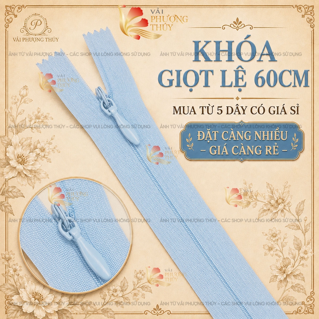 Khóa giọt lệ Phượng Thúy 60cm
