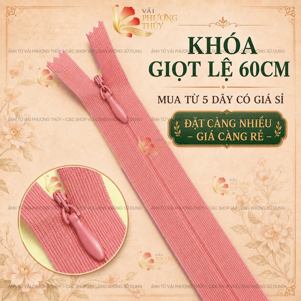 Khóa giọt lệ Phượng Thúy 60cm