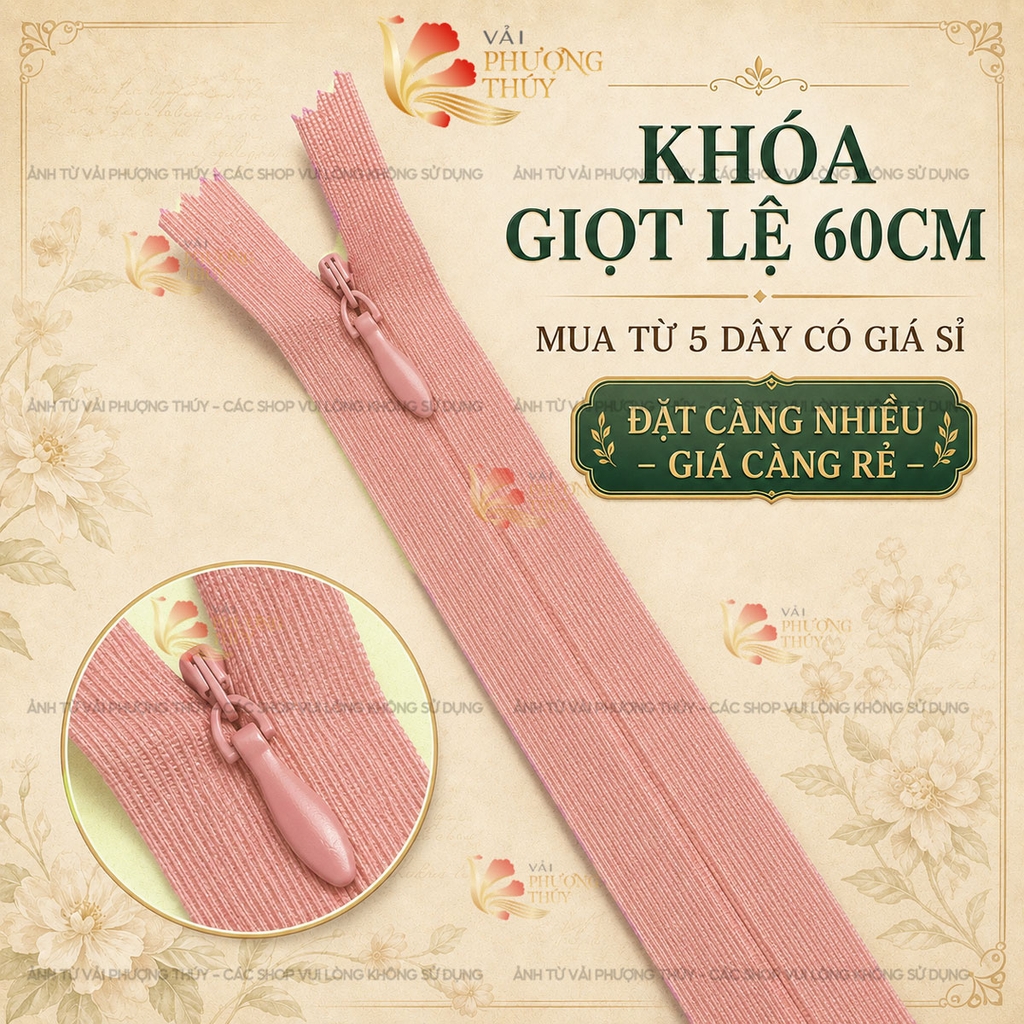Khóa giọt lệ Phượng Thúy 60cm