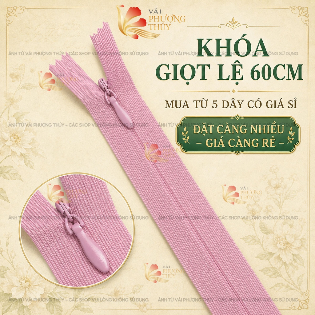 Khóa giọt lệ Phượng Thúy 60cm