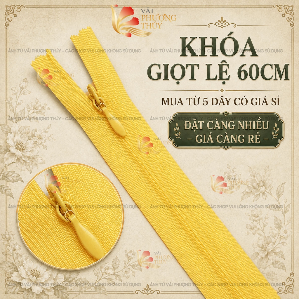 Khóa giọt lệ Phượng Thúy 60cm