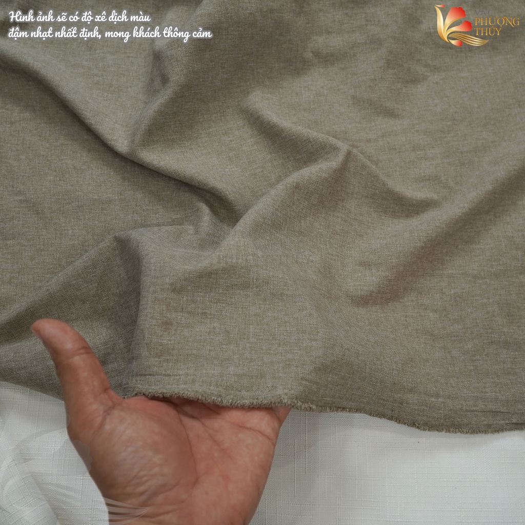 Vải lụa Cotton silk Phượng Thúy khổ 1m50
