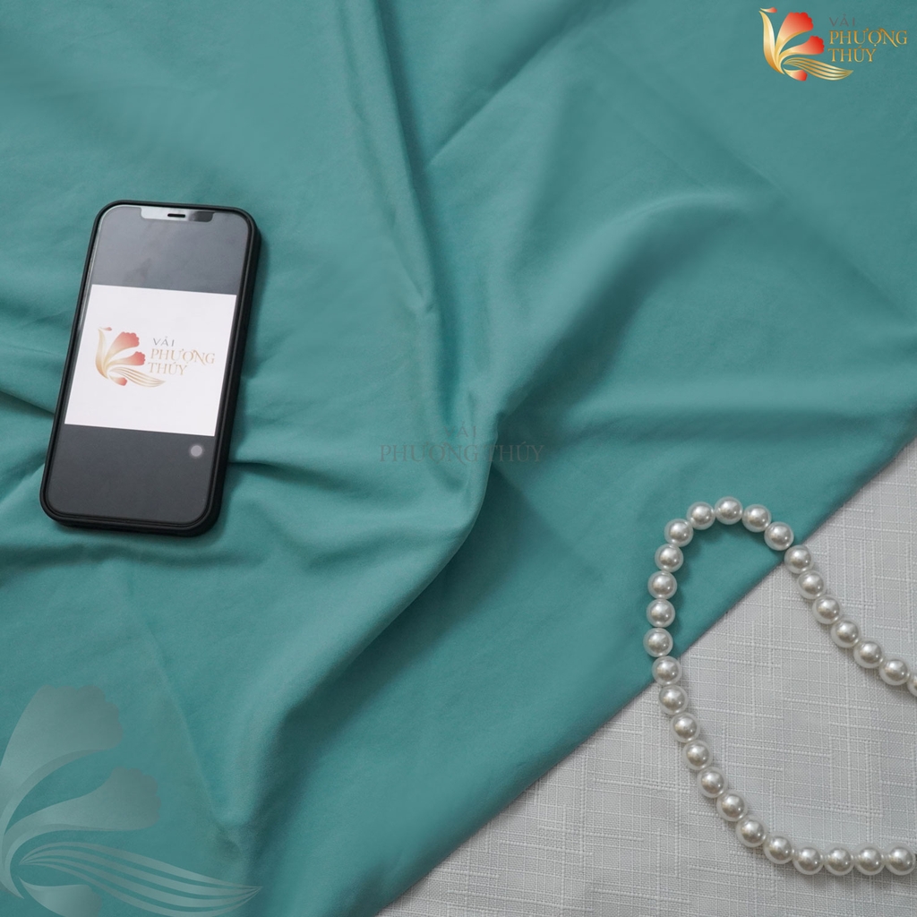 Vải lót lụa Phượng Thúy khổ 1m50 - vải trơn lót áo dài, đầm váy