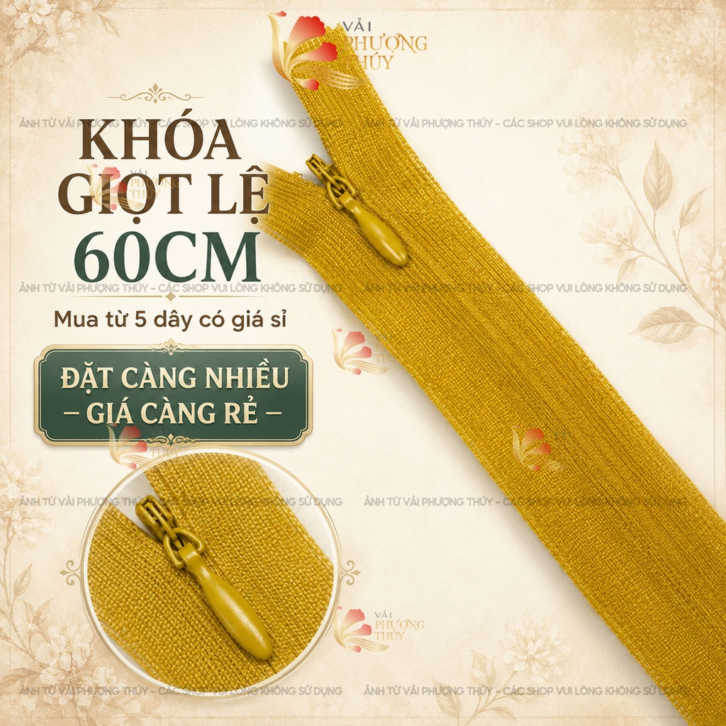 Khóa giọt lệ Phượng Thúy 60cm