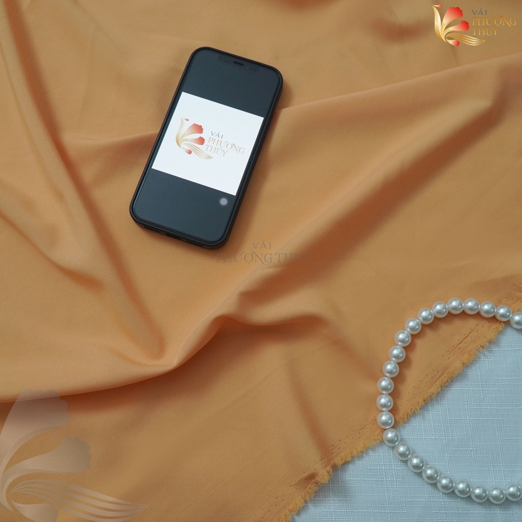 Vải lót lụa Phượng Thúy khổ 1m50 - vải trơn lót áo dài, đầm váy