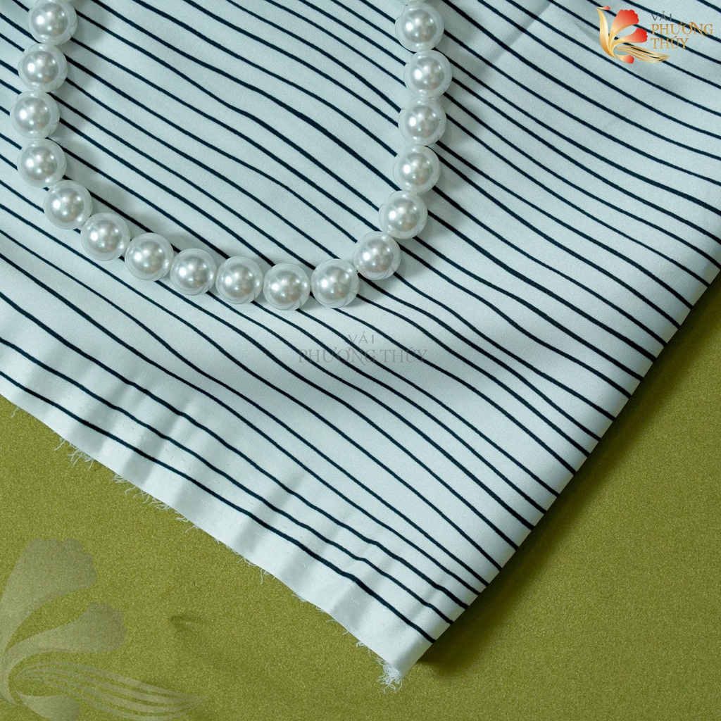 Vải lụa Satin họa tiết Phượng Thúy khổ 1m50 | Vải may pijama, đồ bộ