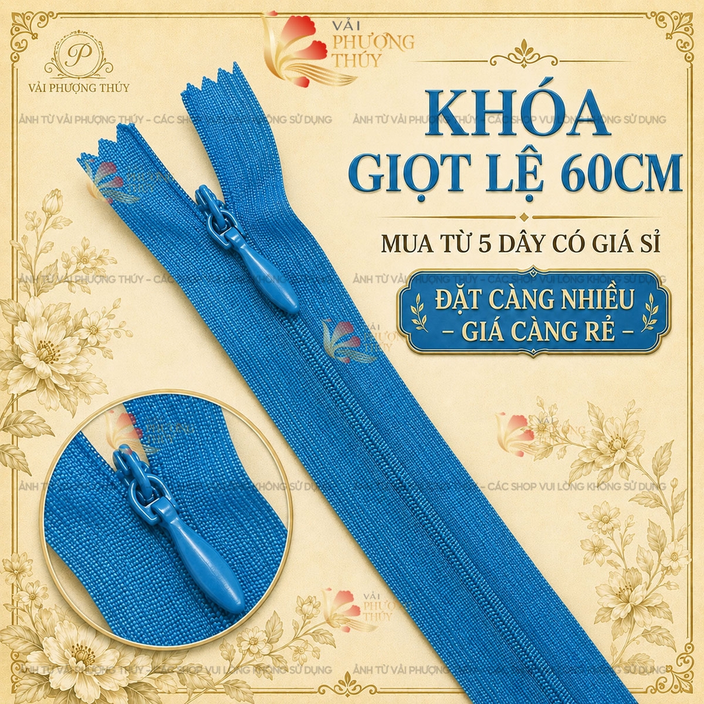 Khóa giọt lệ Phượng Thúy 60cm