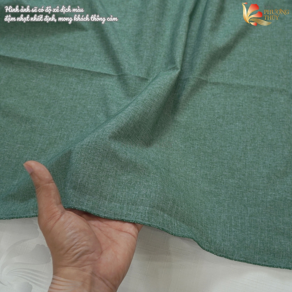 Vải lụa Cotton silk Phượng Thúy khổ 1m50