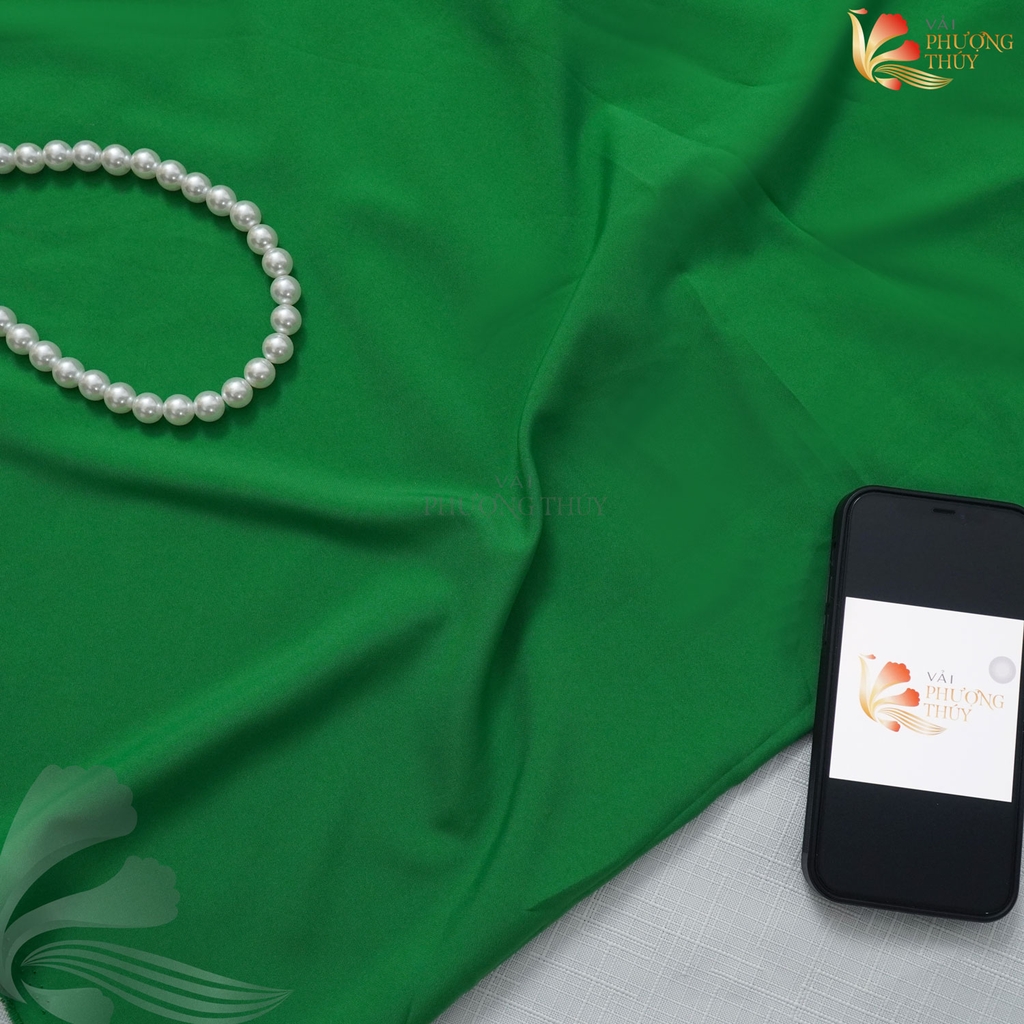 Vải lót lụa Phượng Thúy khổ 1m50 - vải trơn lót áo dài, đầm váy
