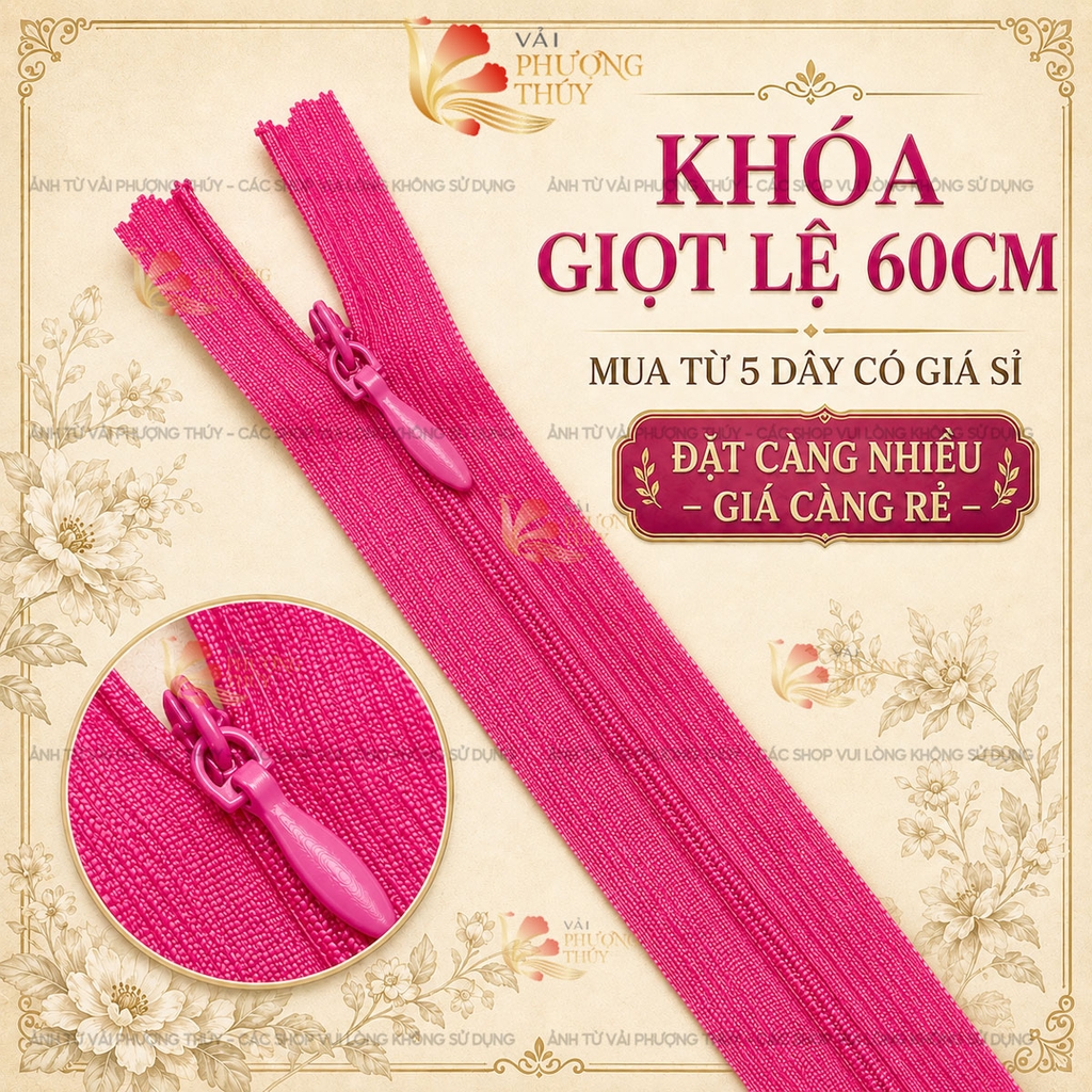 Khóa giọt lệ Phượng Thúy 60cm