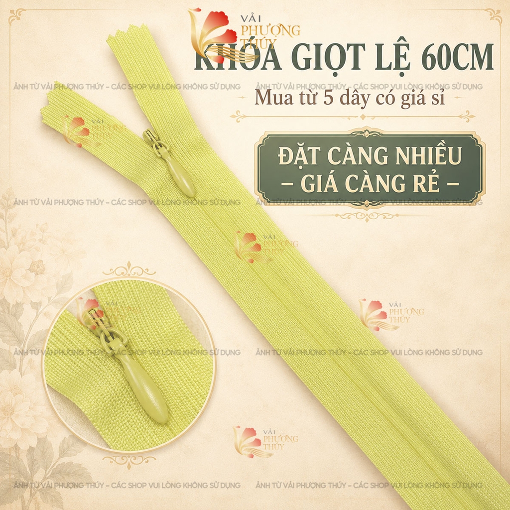 Khóa giọt lệ Phượng Thúy 60cm