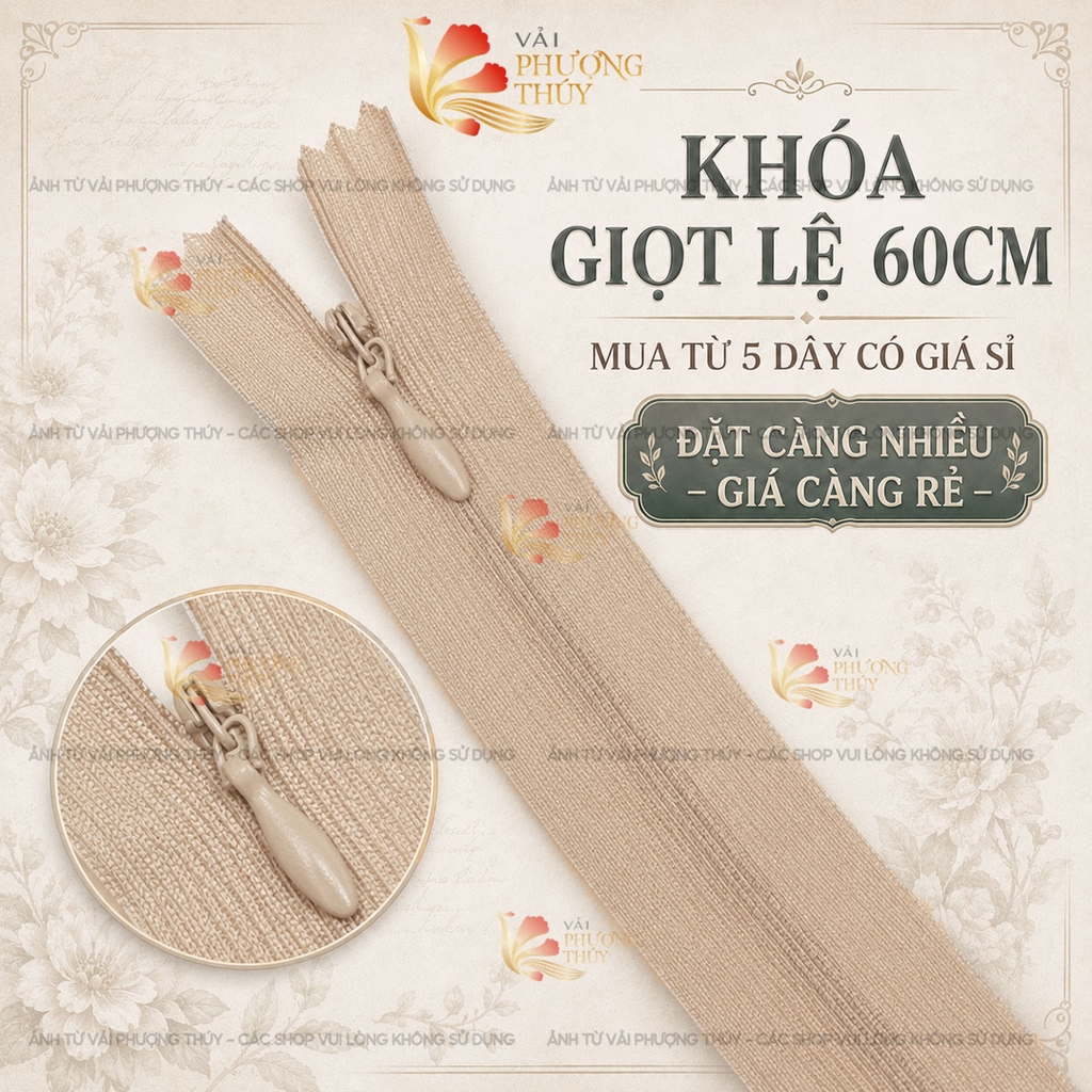 Khóa giọt lệ Phượng Thúy 60cm