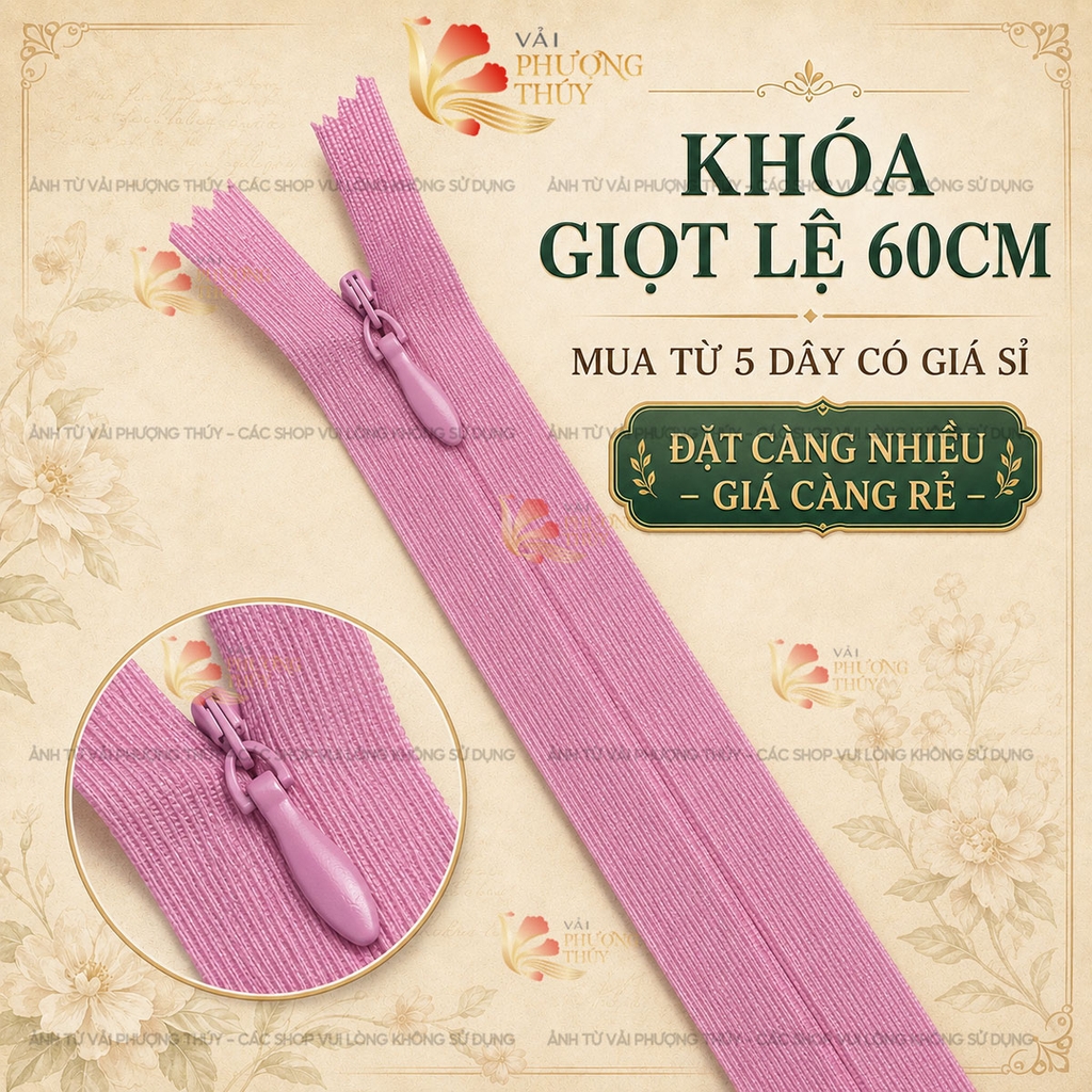 Khóa giọt lệ Phượng Thúy 60cm