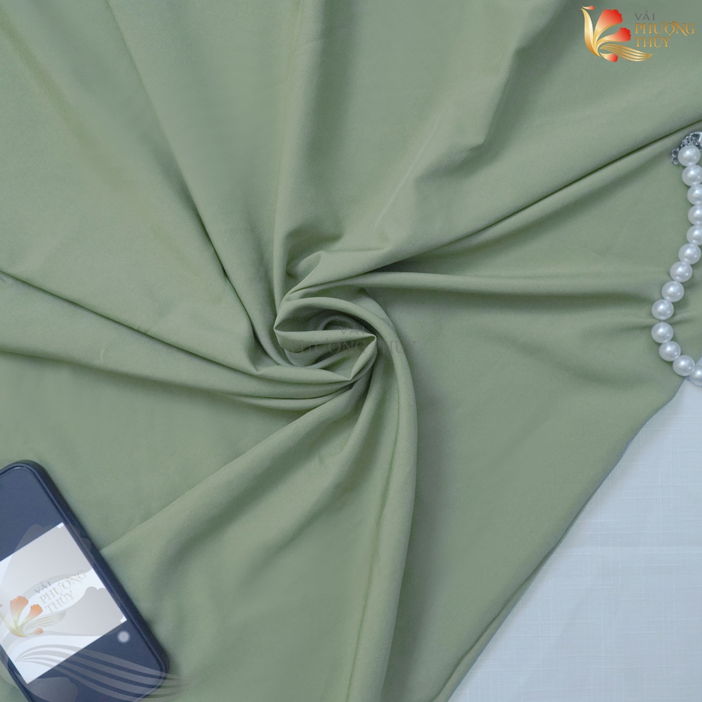 Vải lót lụa Phượng Thúy khổ 1m50 - vải trơn lót áo dài, đầm váy