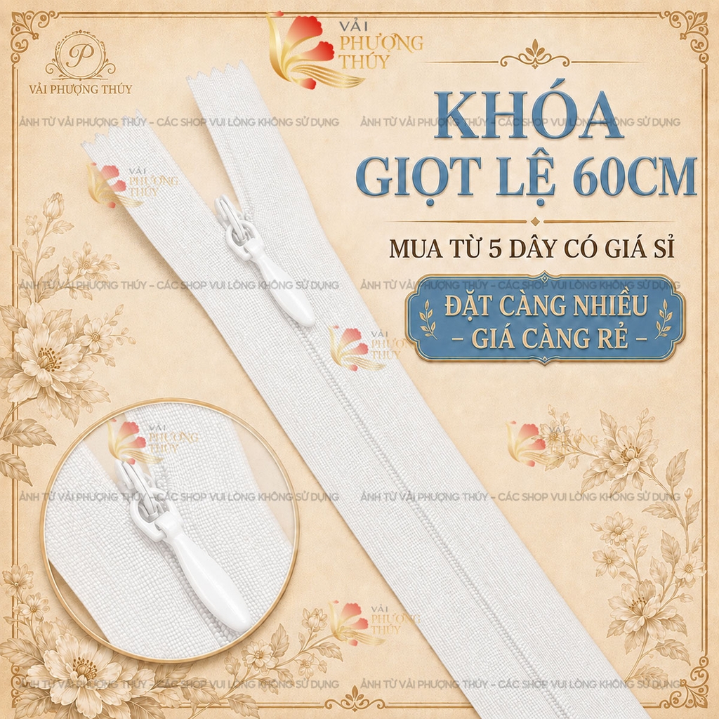 Khóa giọt lệ Phượng Thúy 60cm