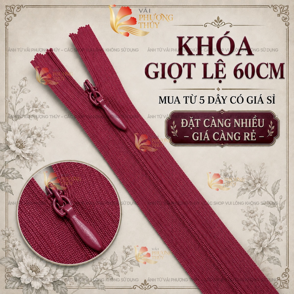 Khóa giọt lệ Phượng Thúy 60cm