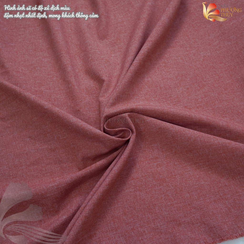 Vải lụa Cotton silk Phượng Thúy khổ 1m50