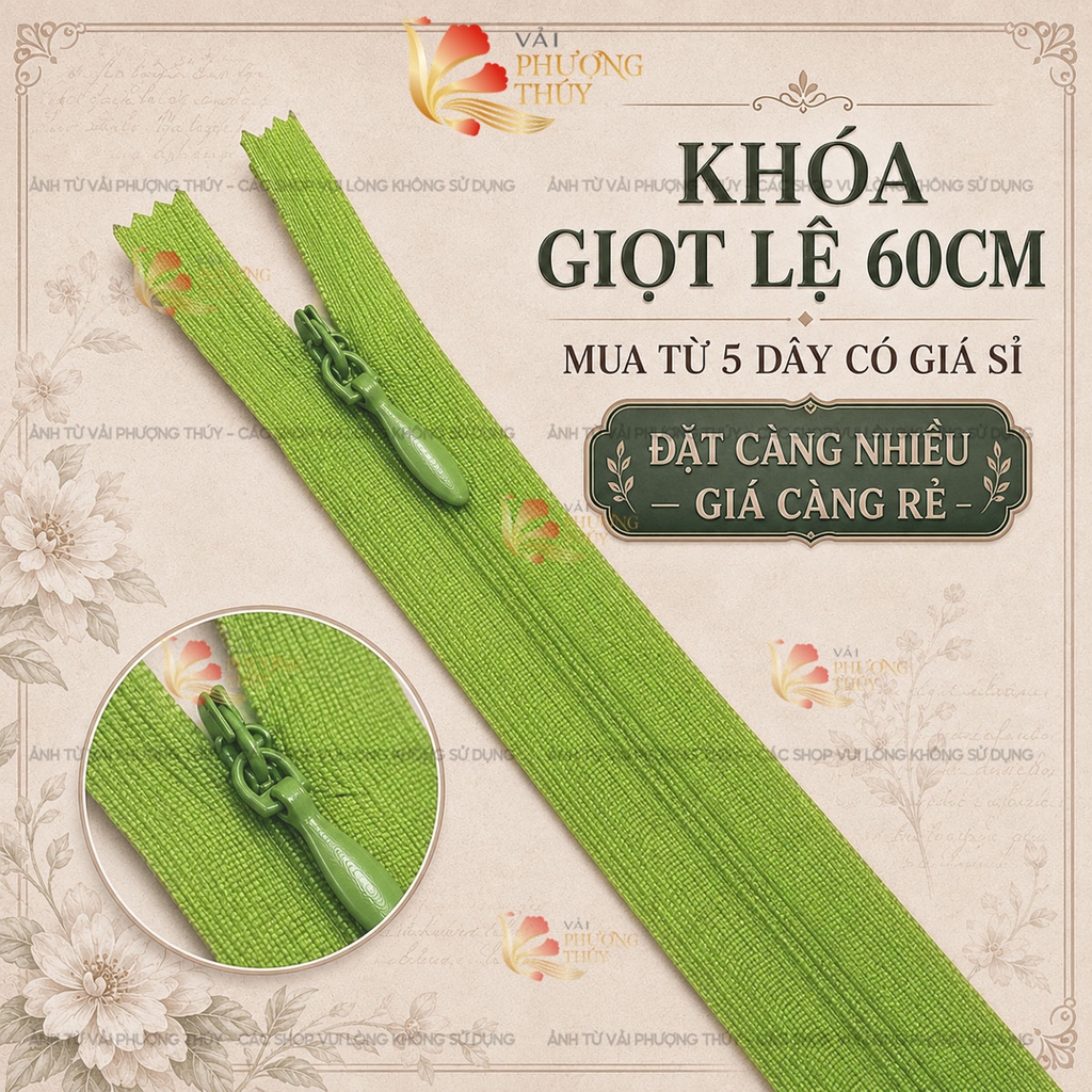 Khóa giọt lệ Phượng Thúy 60cm