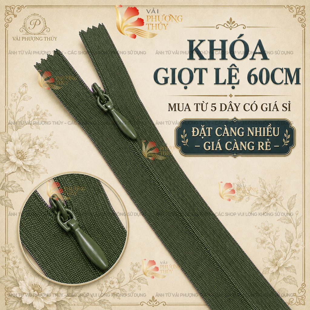 Khóa giọt lệ Phượng Thúy 60cm