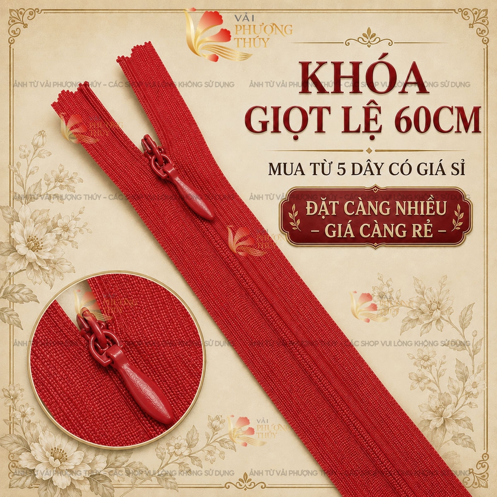 Khóa giọt lệ Phượng Thúy 60cm