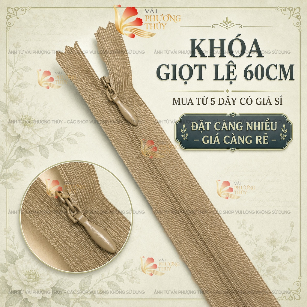 Khóa giọt lệ Phượng Thúy 60cm