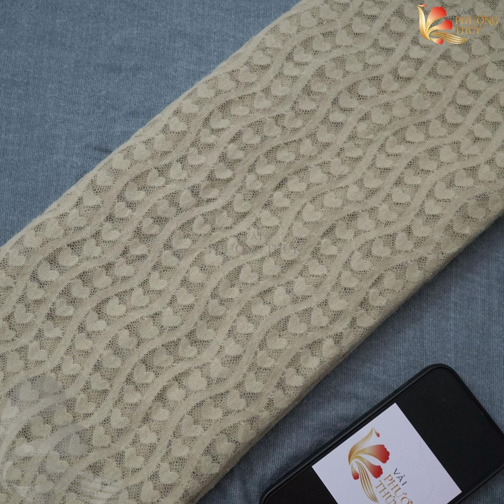 Vải ren Phượng Thúy khổ 1m50
