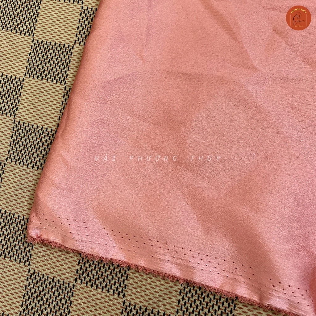 Vải lụa Satin trơn Phượng Thúy khổ 1m50