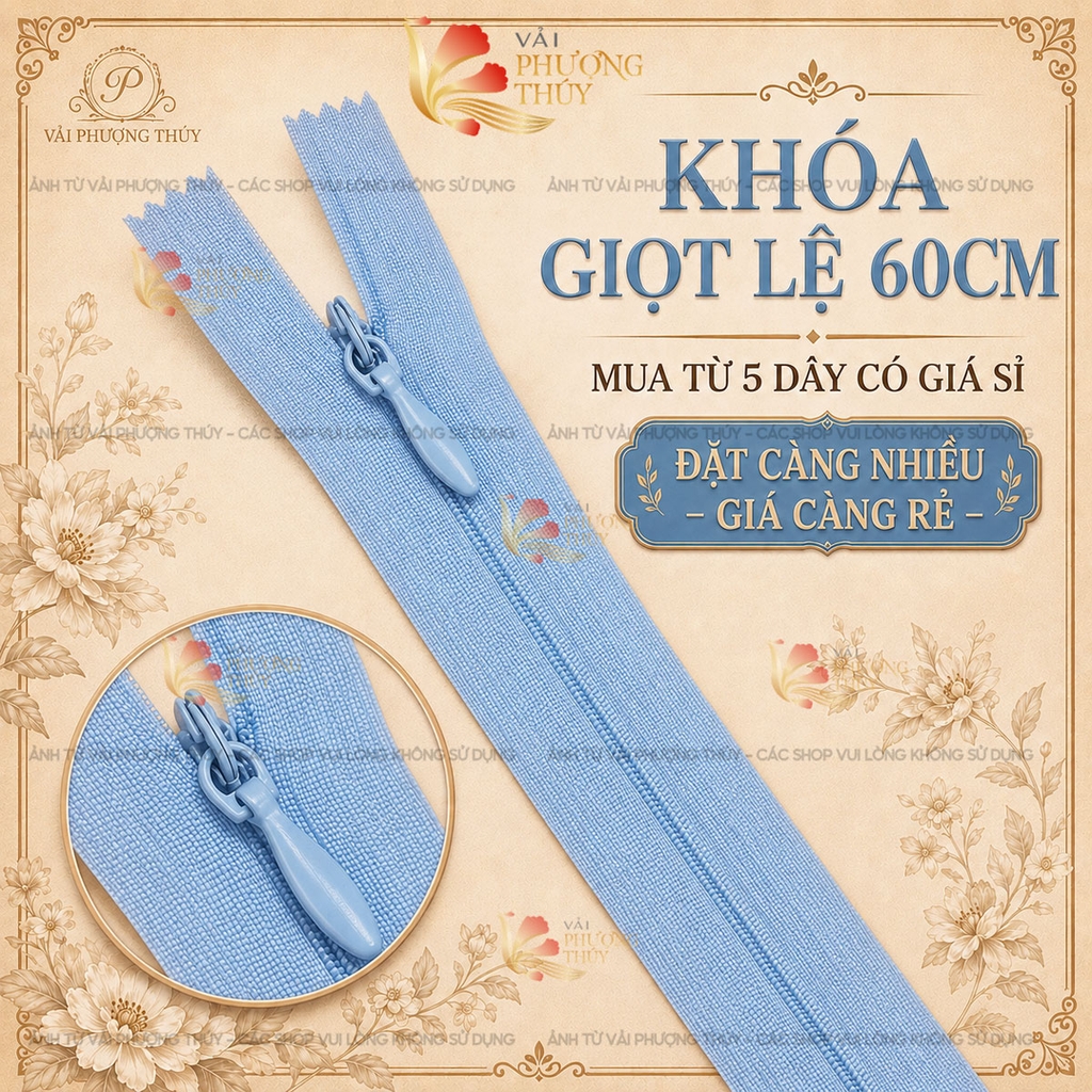 Khóa giọt lệ Phượng Thúy 60cm