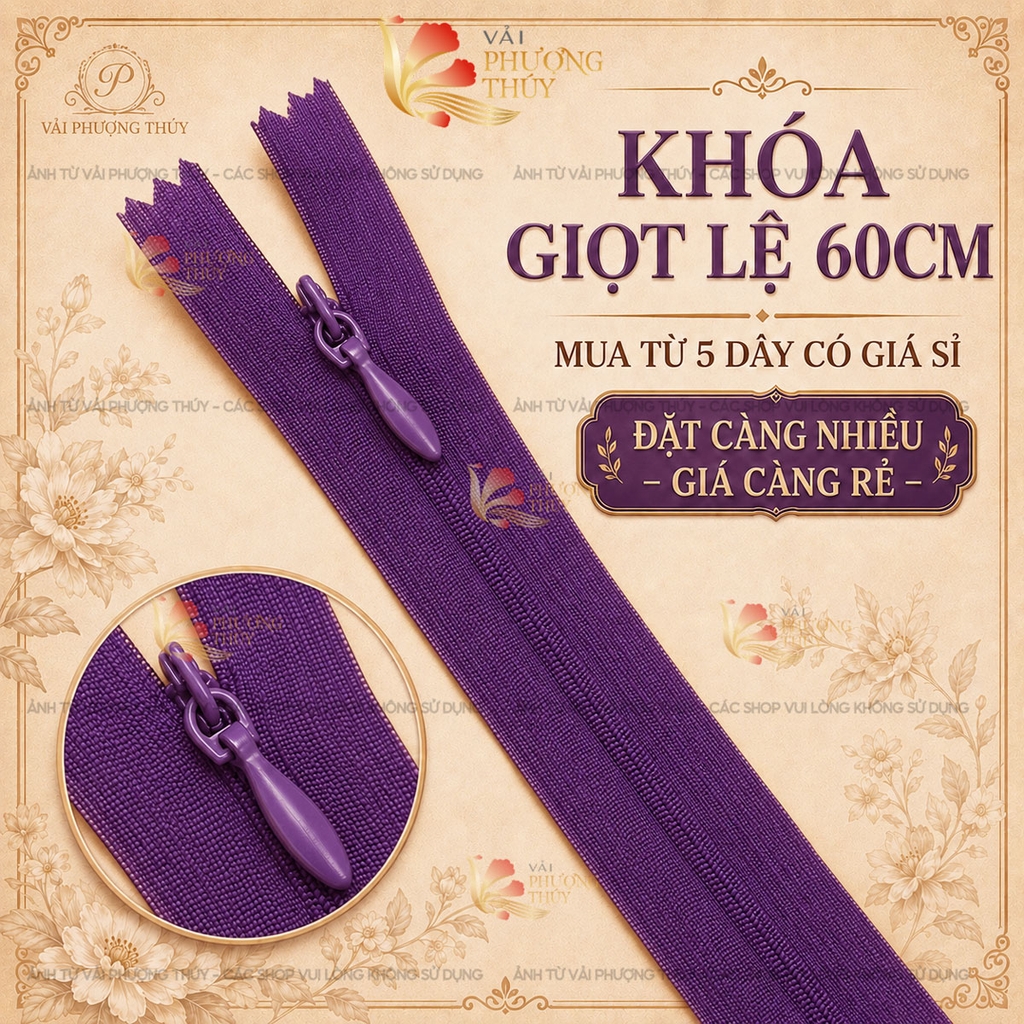 Khóa giọt lệ Phượng Thúy 60cm