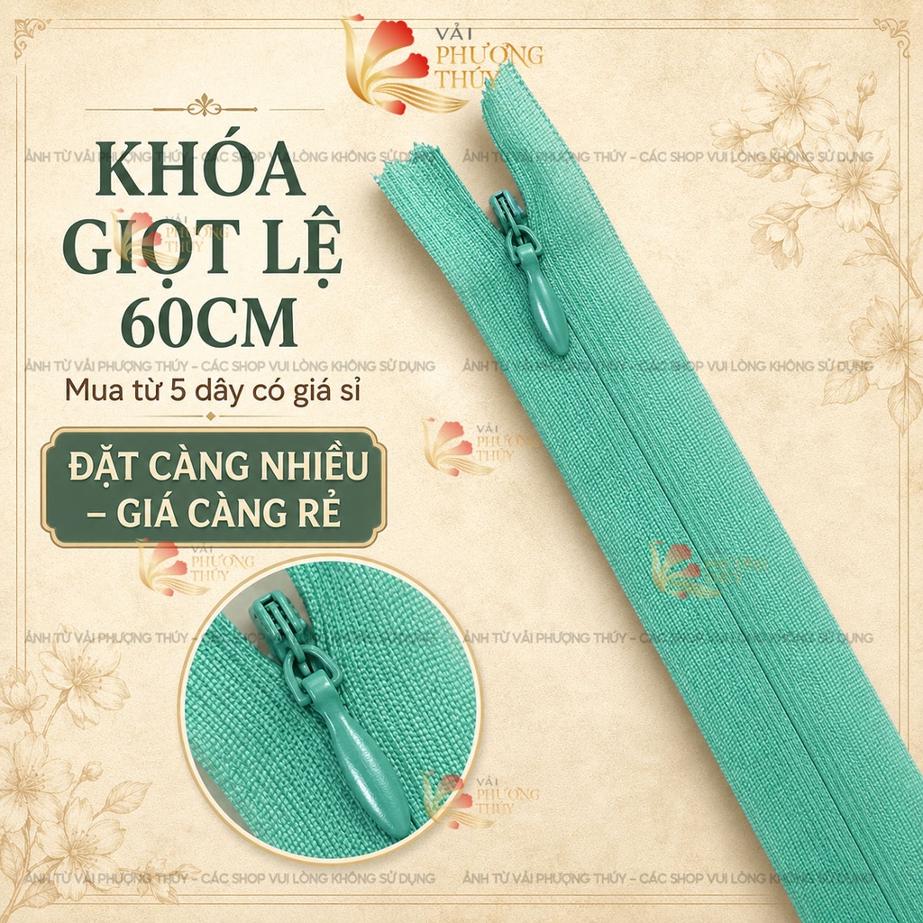 Khóa giọt lệ Phượng Thúy 60cm