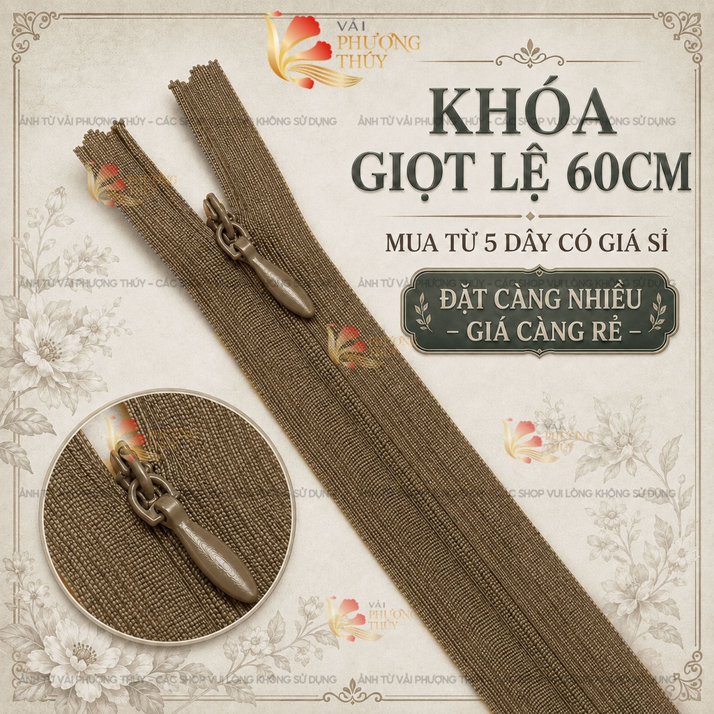 Khóa giọt lệ Phượng Thúy 60cm