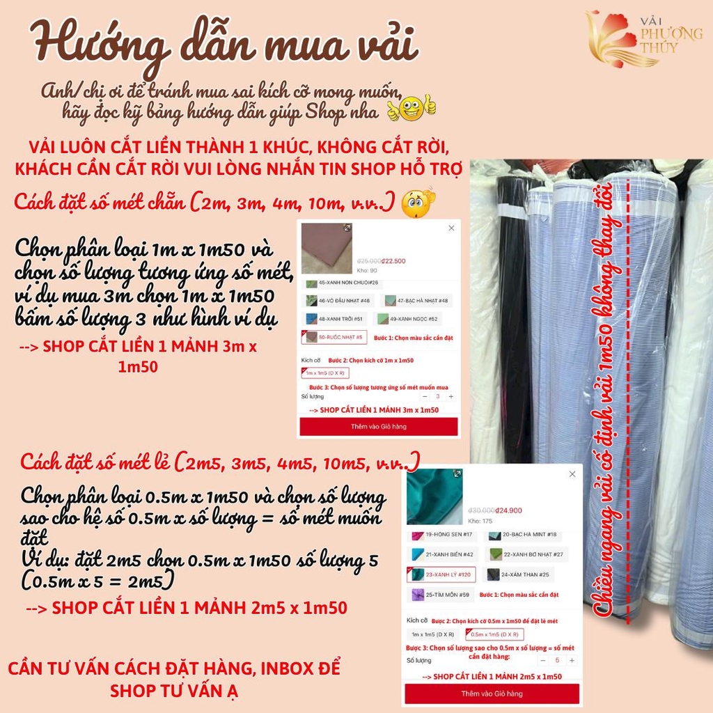 Vải thô ren thêu hoa hồng ánh kim Phượng Thúy khổ 1m20