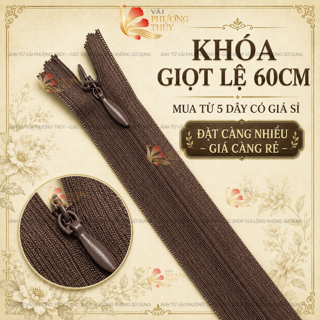 Khóa giọt lệ Phượng Thúy 60cm