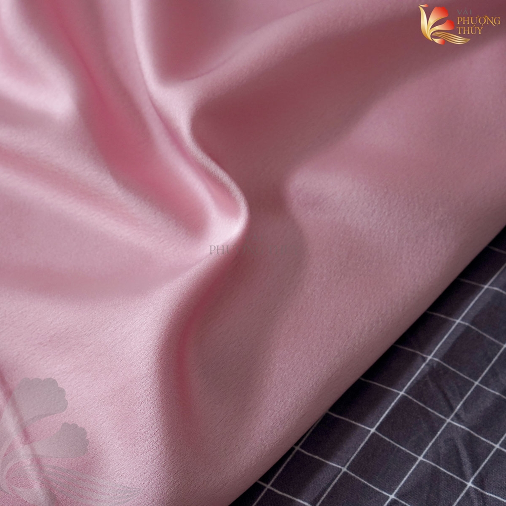 Vải lụa Satin trơn Phượng Thúy khổ 1m50