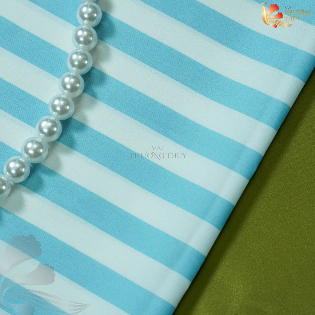 Vải lụa Satin họa tiết Phượng Thúy khổ 1m50 | Vải may pijama, đồ bộ