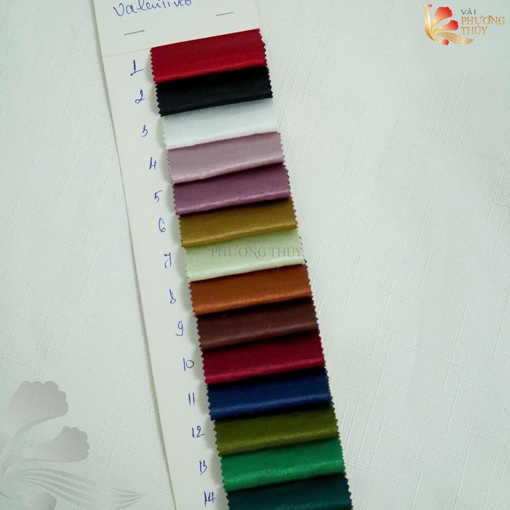 Vải lụa tráng gương Valentino Phượng Thúy