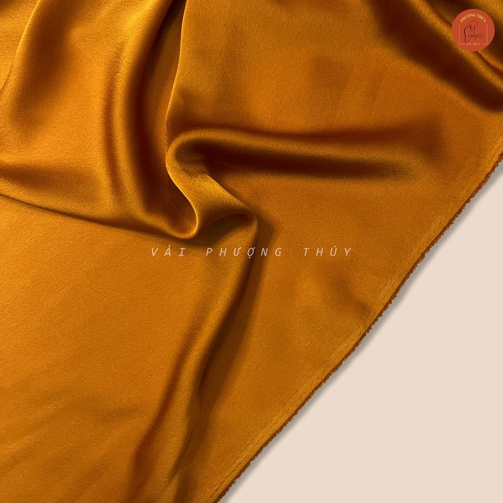Vải lụa Satin trơn Phượng Thúy khổ 1m50