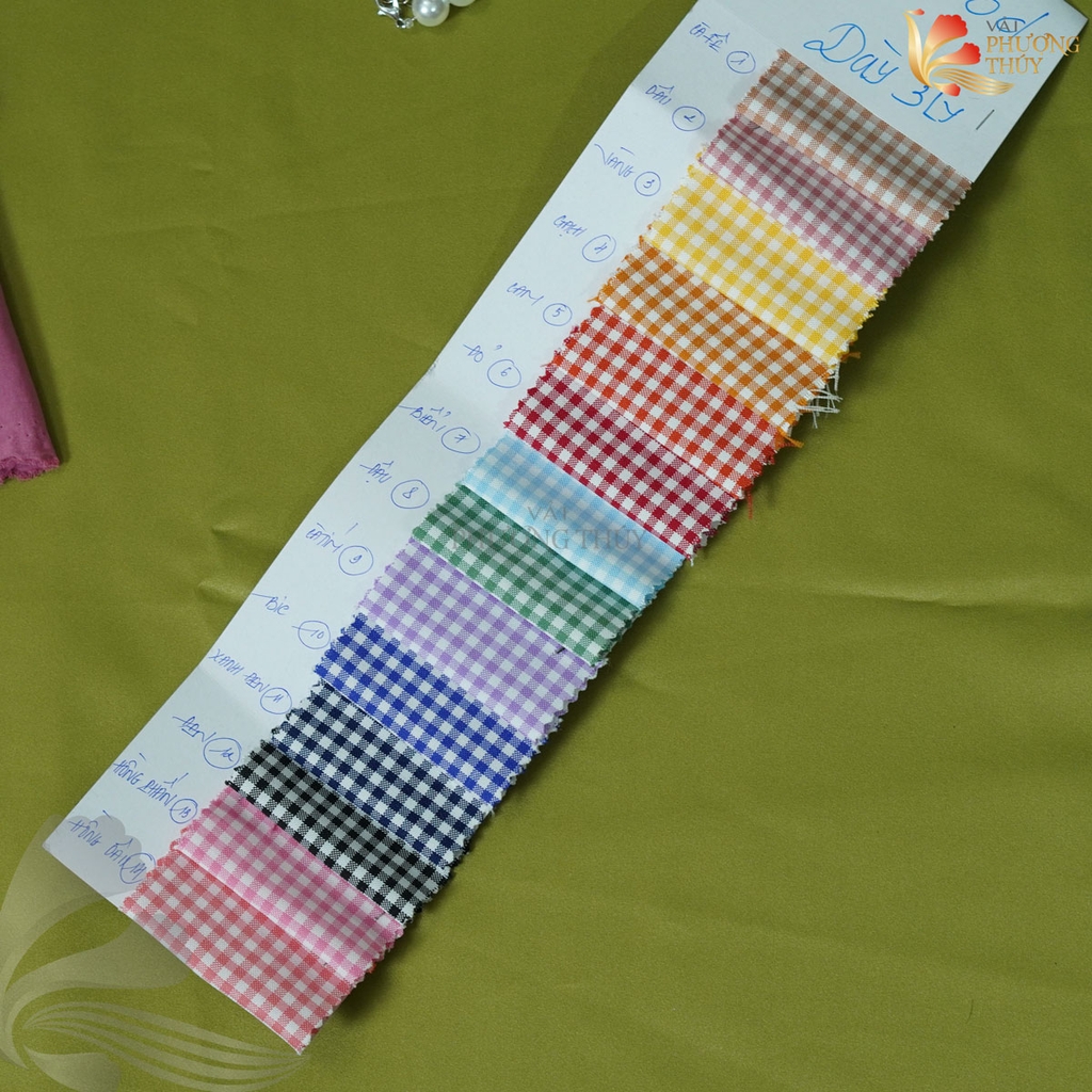 Vải kate fos caro 3li Phượng Thúy khổ 1m50
