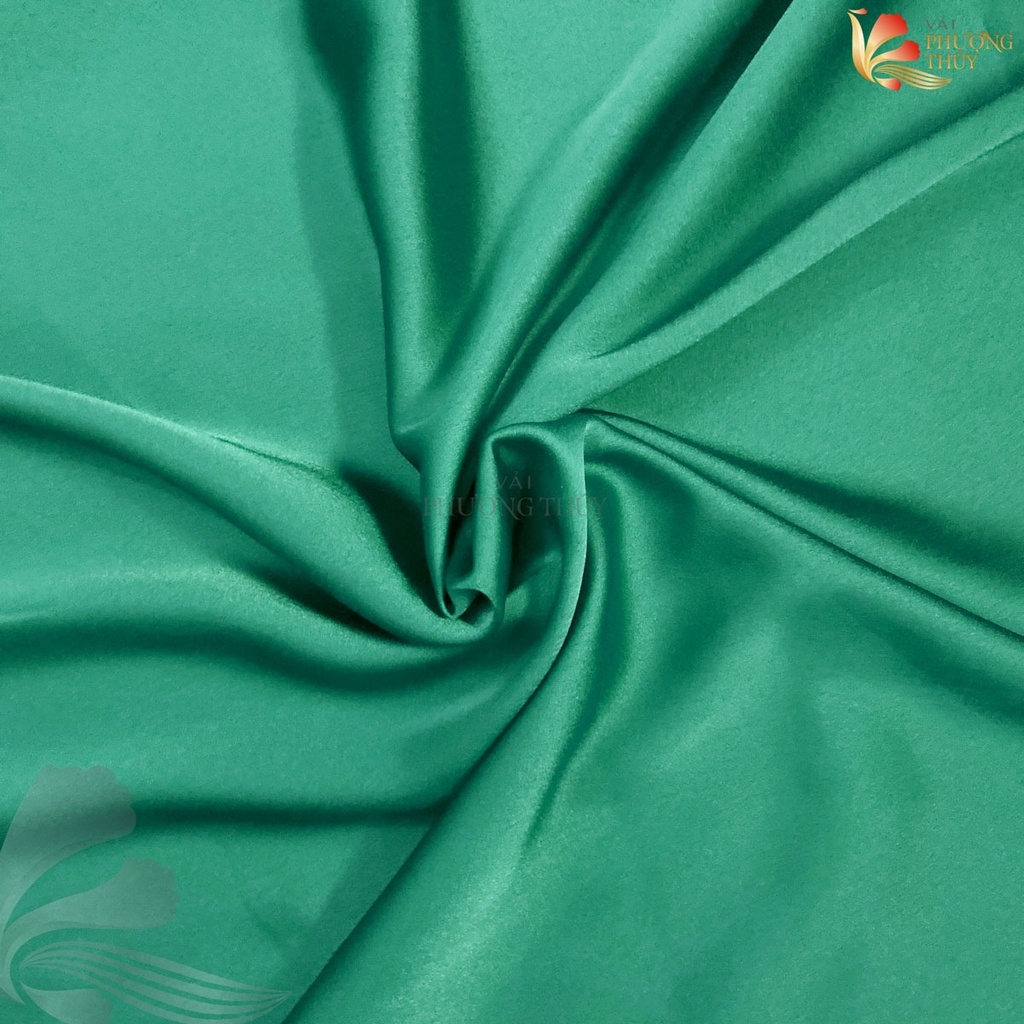 Vải lụa Satin trơn Phượng Thúy khổ 1m50