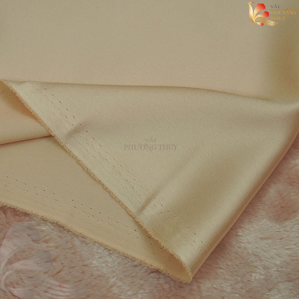 Vải lụa Satin trơn Phượng Thúy khổ 1m50
