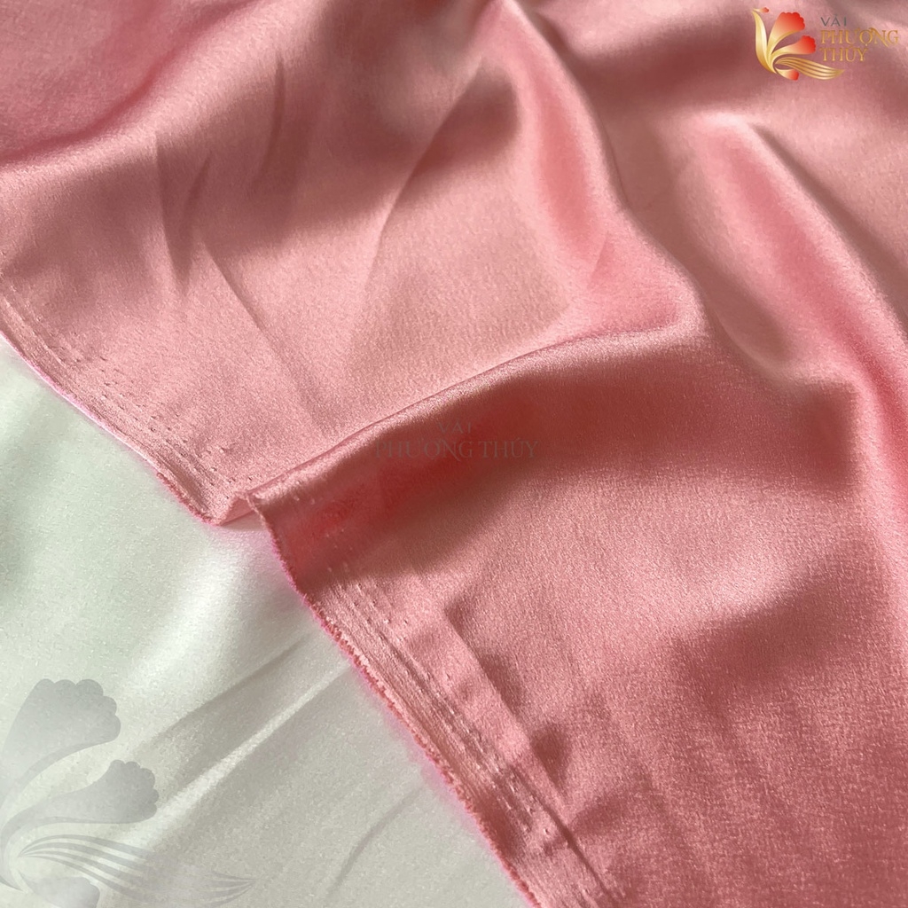 Vải lụa Satin trơn Phượng Thúy khổ 1m50