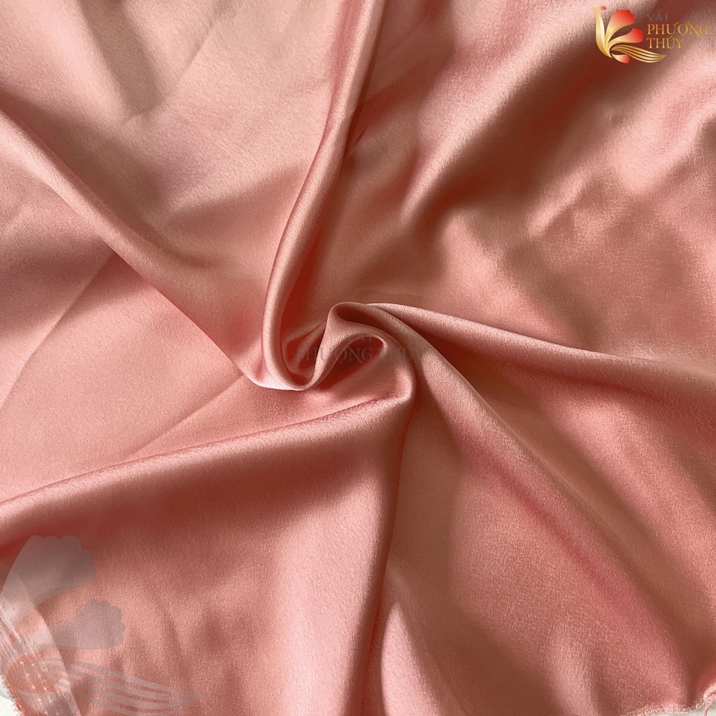 Vải lụa Satin trơn Phượng Thúy khổ 1m50