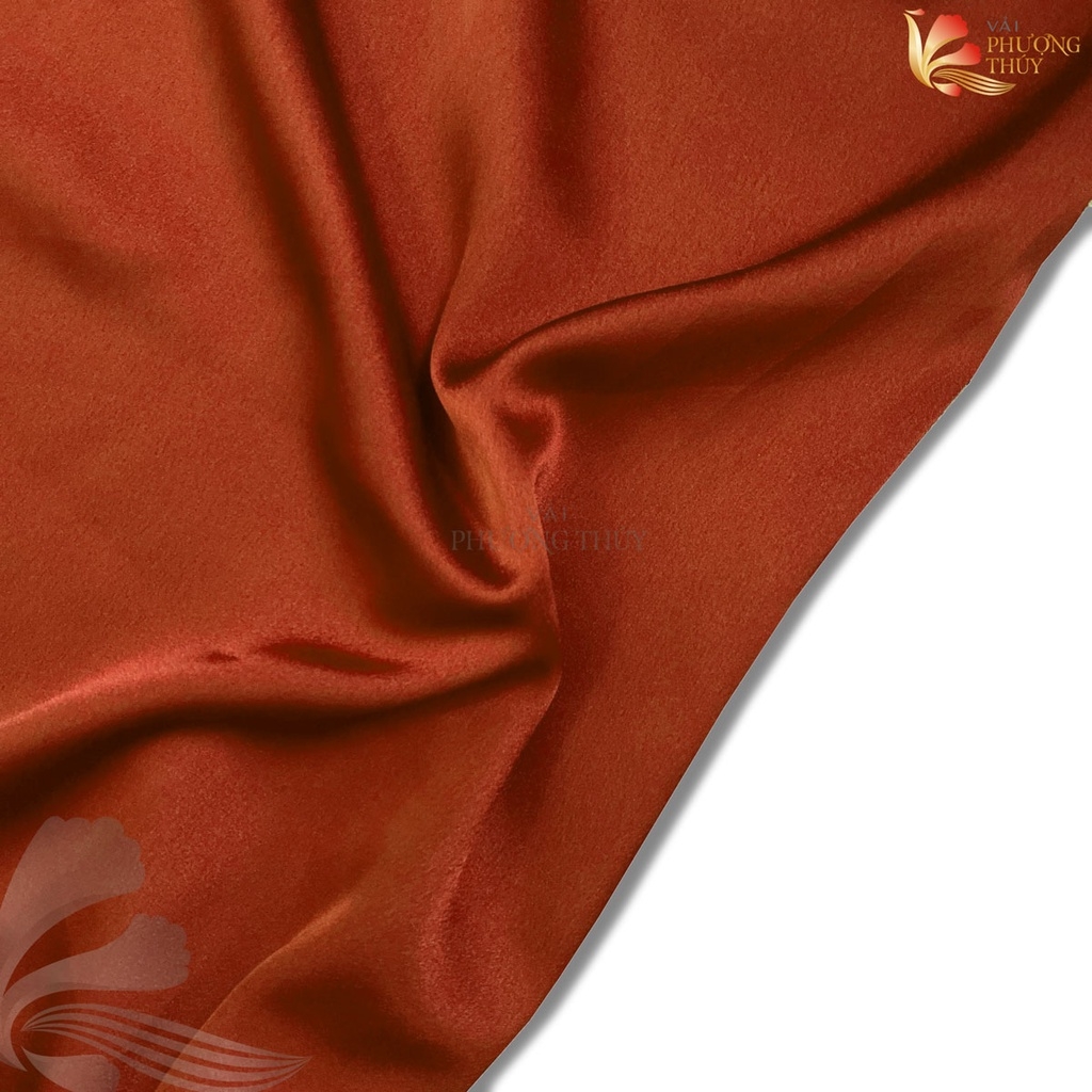 Vải lụa Satin trơn Phượng Thúy khổ 1m50